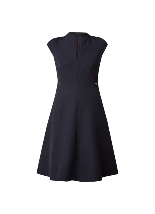 Damsel in a Dress Tansie Dress Navy 08 - voorkant 2 donkerblauw