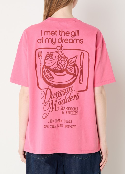Damson Madder Gill Of Dreams T-shirt met front- en backprint