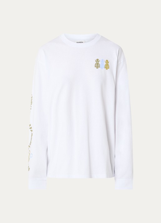 Damson Madder Green juice longsleeve met print