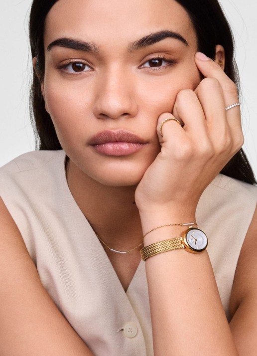 Daniel Wellington Juliette horloge DW00100882 - voorkant 2 goud