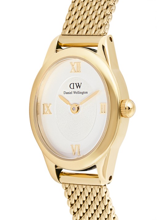 Daniel Wellington Ophelia mini horloge DW00100939 - detail goud