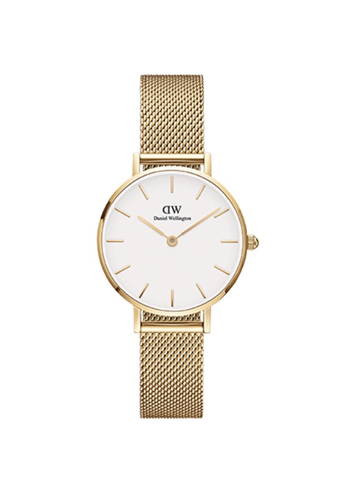 Daniel Wellington Petite Evergold horloge DW00100350 - voorkant goud