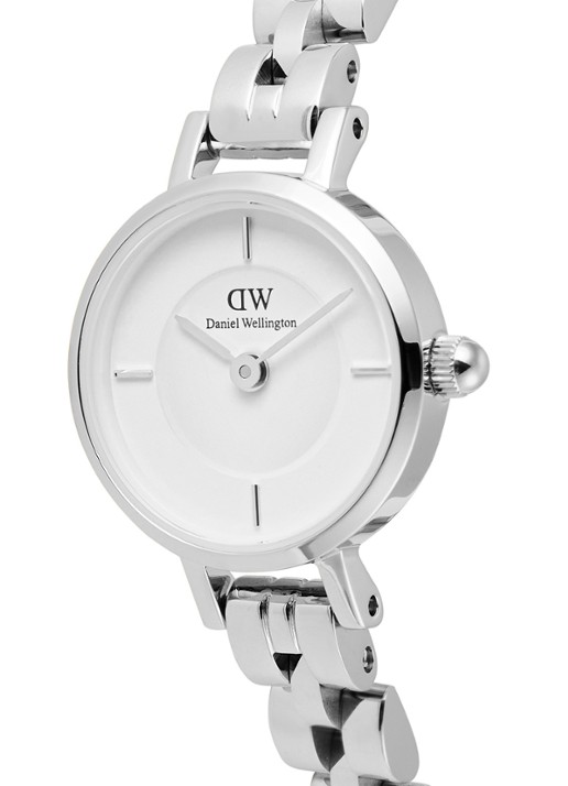 Daniel Wellington Petite Mini Arch-3 Link horloge DW00100853 - detail zilver