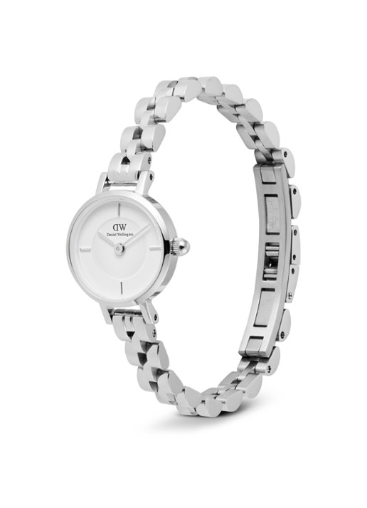 Daniel Wellington Petite Mini Arch-3 Link horloge DW00100853 - detail 2 zilver