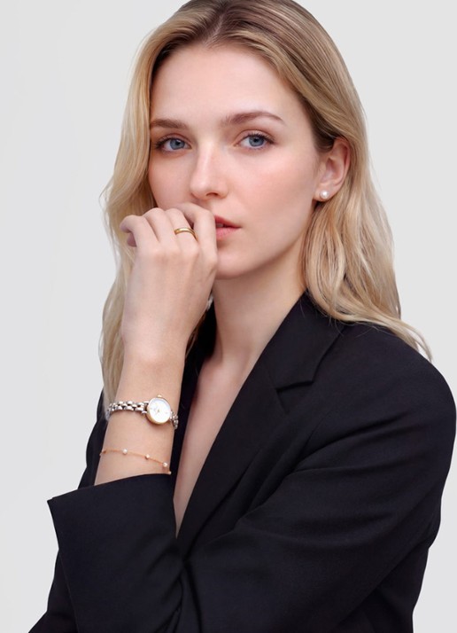 Daniel Wellington Petite mini horloge DW00100923 - voorkant 6 zilver