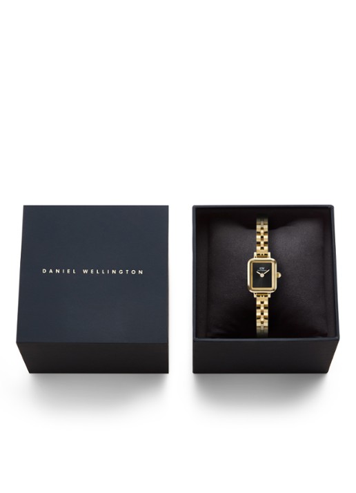 Daniel Wellington Quadro Mini Arch 3-Link horloge DW00100851 - detail 3 goud