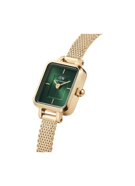 Daniel Wellington Quadro Mini Evergold horloge DW00100653 - voorkant 2 goud