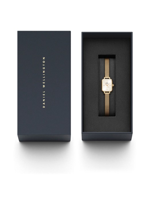 Daniel Wellington Quadro Mini Evergold horloge DW00100656 - detail 3 goud