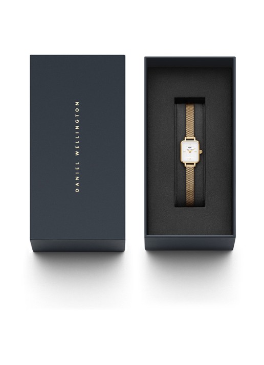 Daniel Wellington Quadro Mini horloge DW00100725 - detail 2 goud