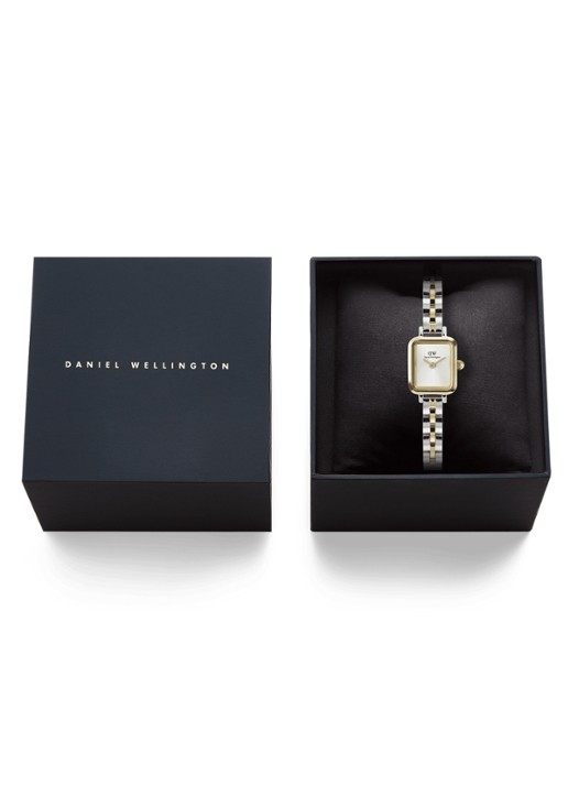 Daniel Wellington Quadro mini horloge DW00100925 - detail 4 zilver
