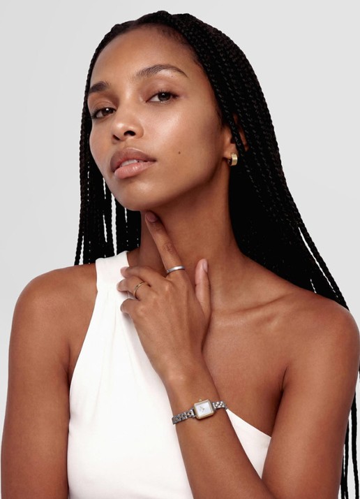 Daniel Wellington Quadro mini horloge DW00100925 - voorkant 6 zilver