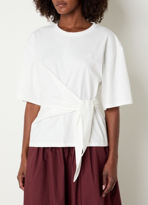 Dante 6 Dori T-shirt met geknoopt detail