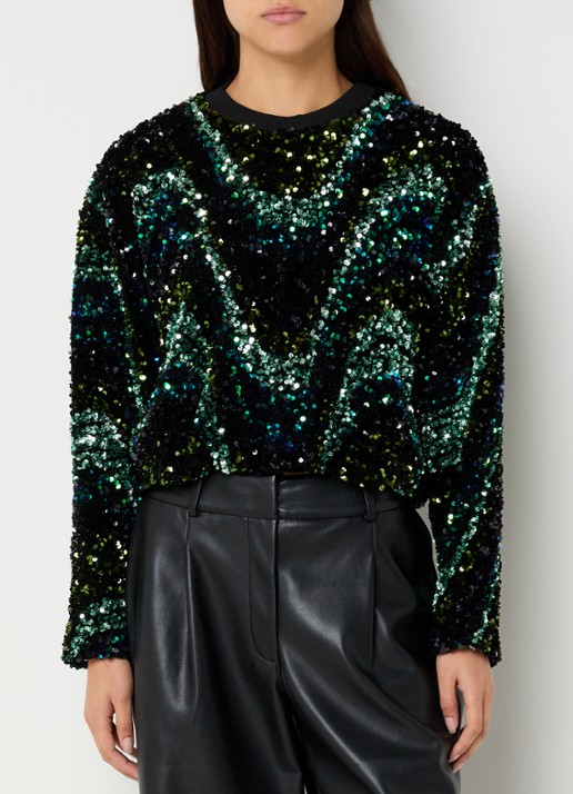 Dante 6 Lizy sweater met pailletten