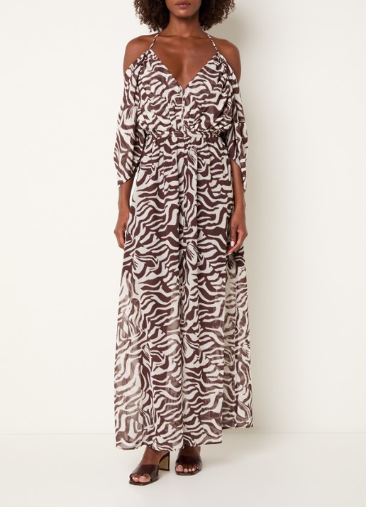Dante 6 Maxi jurk met dierenprint