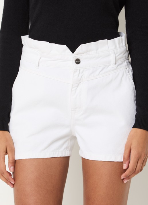 Dante 6 Rosie high waist loose fit korte broek met steekzakken