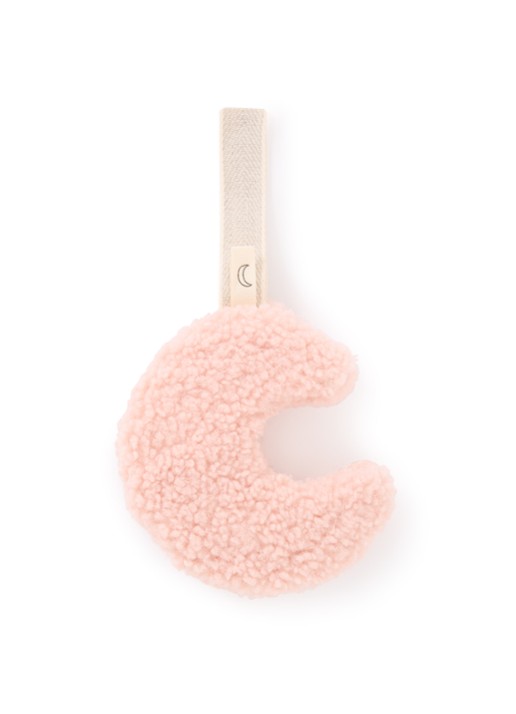 Dappermaentje Teddy speendoekje - voorkant lichtroze