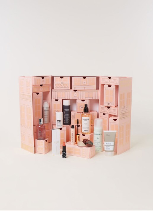 de Bijenkorf Beauty Adventskalender 2022 t.w.v. €500,- Limited Edition - detail 4 roze