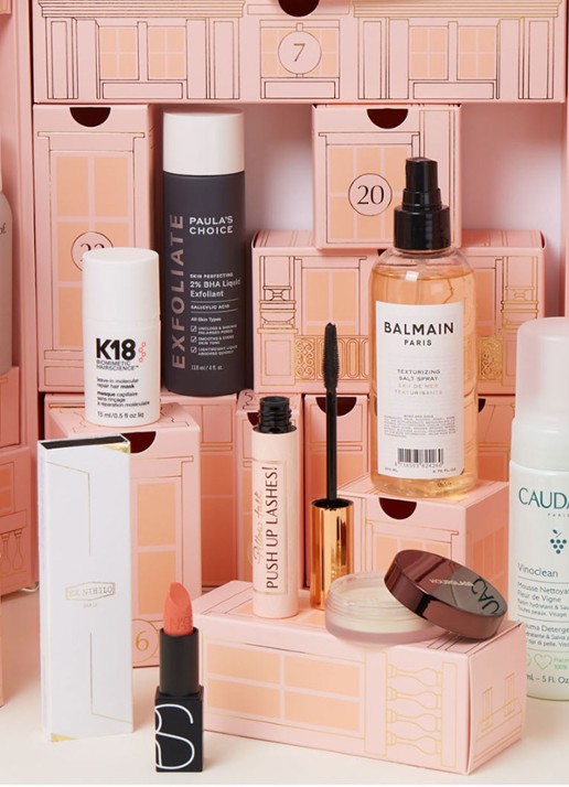 de Bijenkorf Beauty Adventskalender 2022 t.w.v. €500,- Limited Edition - detail 5 roze