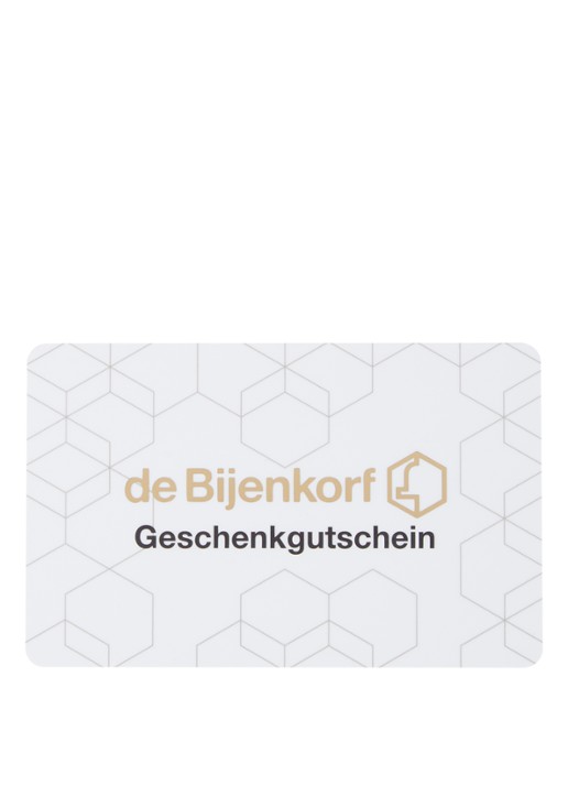 de Bijenkorf Digitaler Geschenkgutschein per E-Mail, erhältlich im Wert von €5 bis €100 - voorkant 2 wit