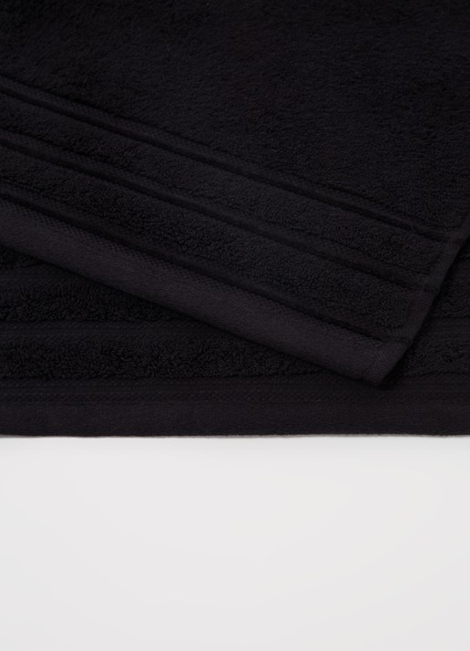 de Bijenkorf Home Evolution badhanddoek - 580 gr/m2 - 60 x 110 cm - detail 4 zwart