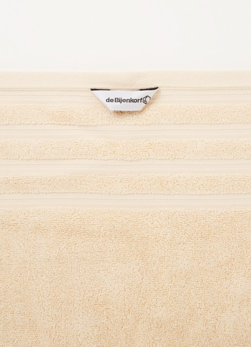 de Bijenkorf Home Evolution badhanddoek - 580 gr/m2 - 60 x 110 cm - detail 4 zand
