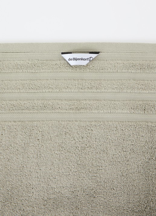 de Bijenkorf Home Evolution badlaken - 580 gr/m2 - 100 x 150 cm - detail 3 groen