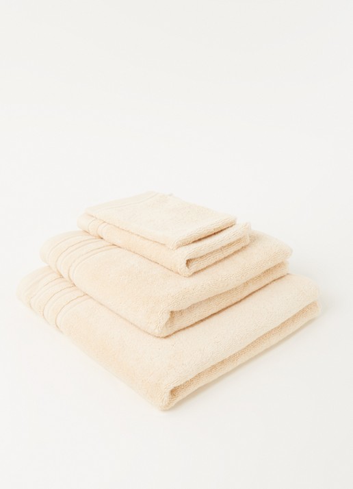 de Bijenkorf Home Evolution badlaken - 580 gr/m2 - 70 x 140 cm - detail 3 zand