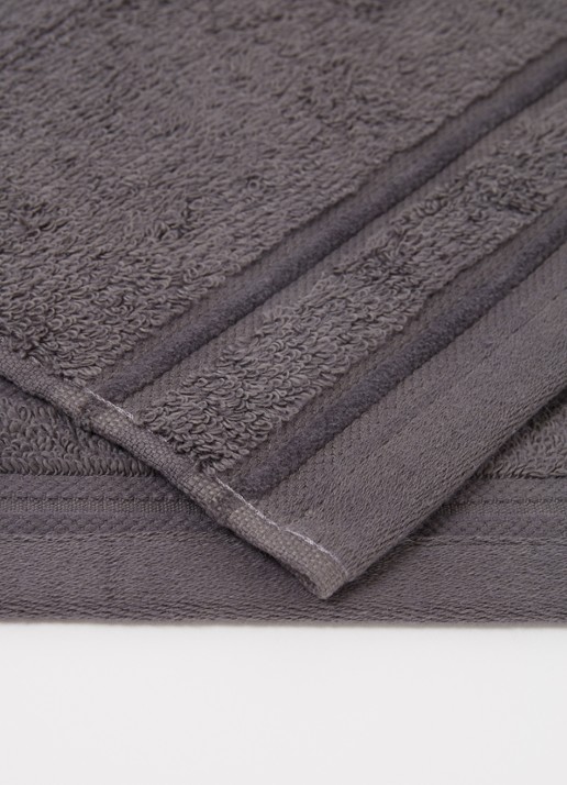de Bijenkorf Home Evolution gastendoek - 580 gr/m2 - 30 x 50 cm - detail 4 antraciet
