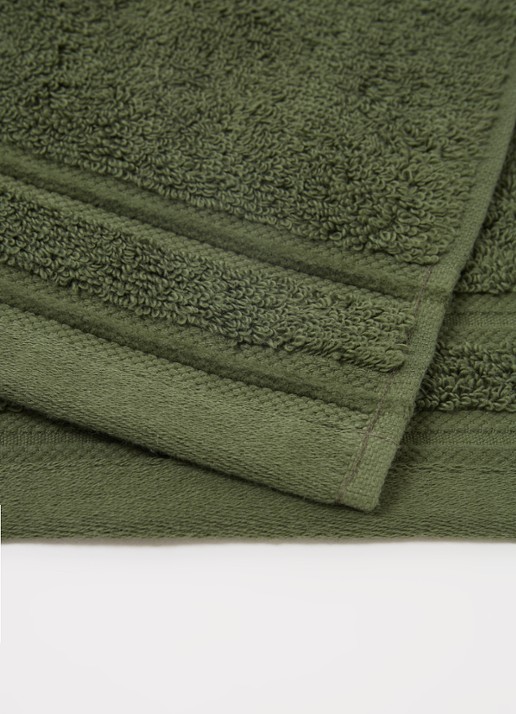 de Bijenkorf Home Evolution gastendoek - 580 gr/m2 - 30 x 50 cm - detail 4 groen
