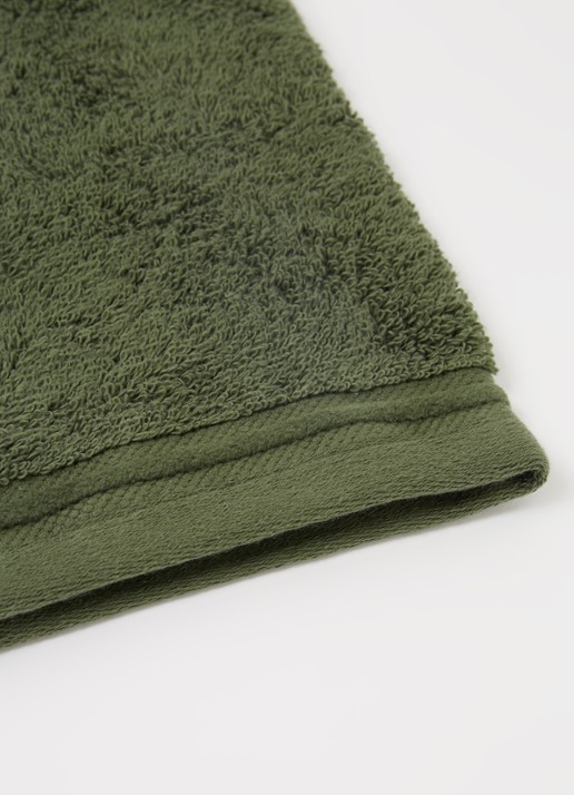 de Bijenkorf Home Evolution washand- 580 gr/m2 - 16 x 21 cm set van 2 - detail 4 groen
