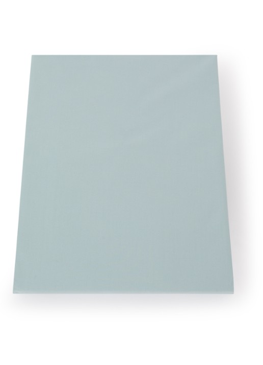 de Bijenkorf Home  hoeslaken van katoen perkal 200TC, hoekhoogte 30 cm - voorkant 3 lichtblauw