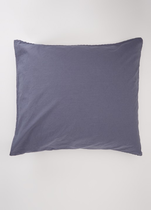 de Bijenkorf Home Kussensloop van  katoen in 2-pack - detail 2 blauwgrijs