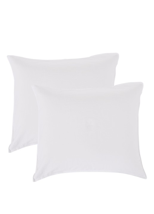 de Bijenkorf Home Kussensloop van  katoensatijn 300TC in 2-pack