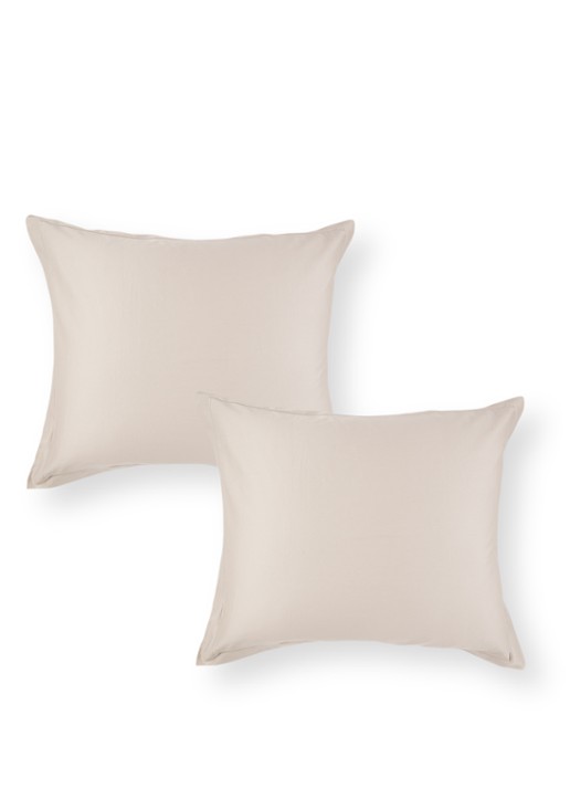de Bijenkorf Home kussensloop van  katoensatijn 400TC in 2-pack