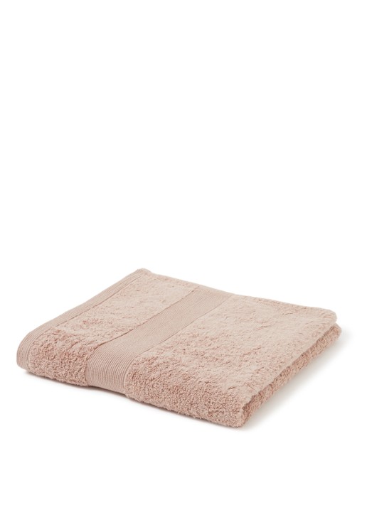 de Bijenkorf Home  Softness badhanddoek - 600 gr/m2 - 60 x 110 cm - voorkant 3 taupe