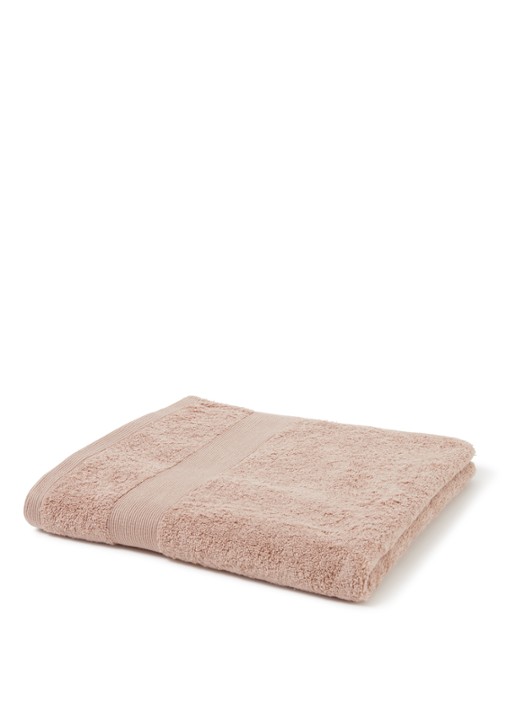 de Bijenkorf Home  Softness badlaken - 600 gr/m2 - 70 x 140 cm - voorkant taupe