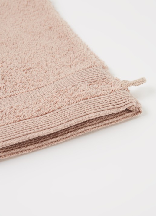 de Bijenkorf Home  Softness washand - 600 gr/m2 - 16 x 21 cm set van 2 - detail 4 taupe