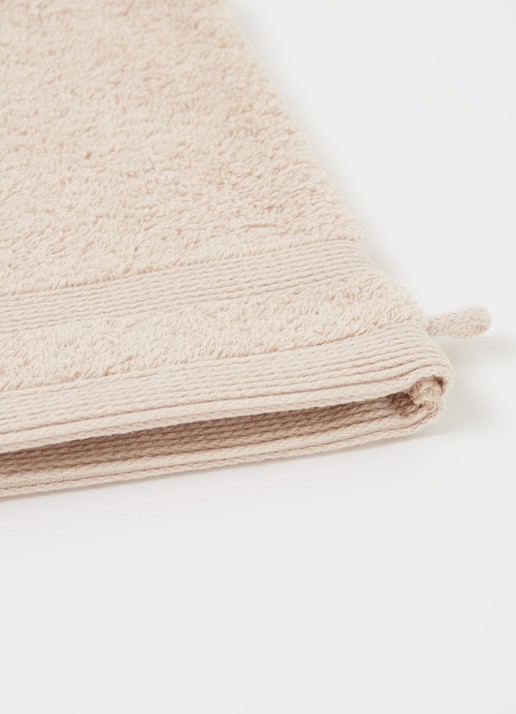 de Bijenkorf Home  Softness washand - 600 gr/m2 - 16 x 21 cm set van 2 - detail 3 beige