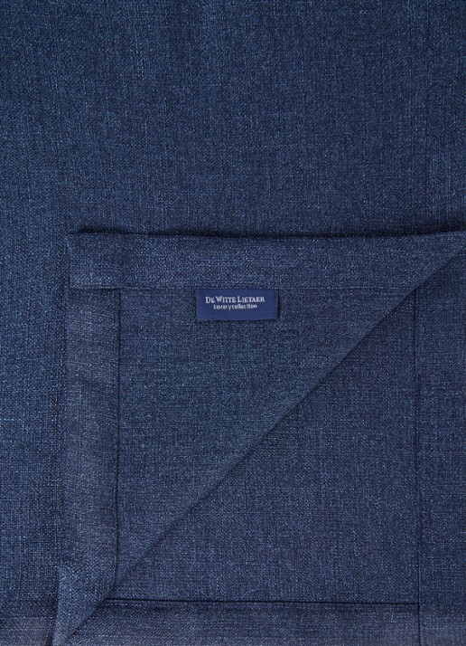 De Witte Lietaer Gibson tafelkleed 145 x 260 cm - detail 3 donkerblauw