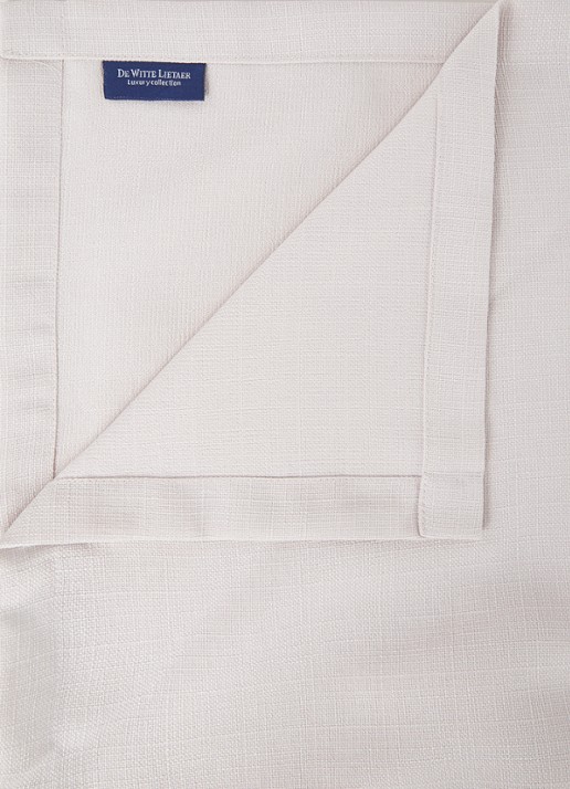 De Witte Lietaer Gibson tafelkleed 145 x 310 cm - detail beige