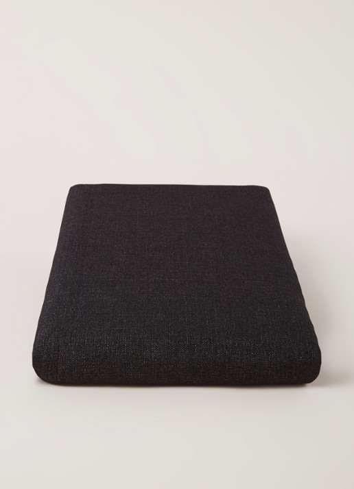 De Witte Lietaer Gibson tafelkleed 260 x 145 cm - voorkant 3 antraciet