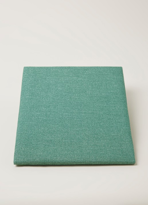 De Witte Lietaer Gibson tafelloper 50 x 145 cm - voorkant 3 zeegroen