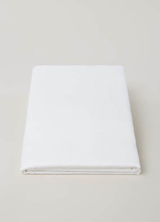 De Witte Lietaer Luna-a tafelkleed van katoen 260 x 160 cm - voorkant 2 wit