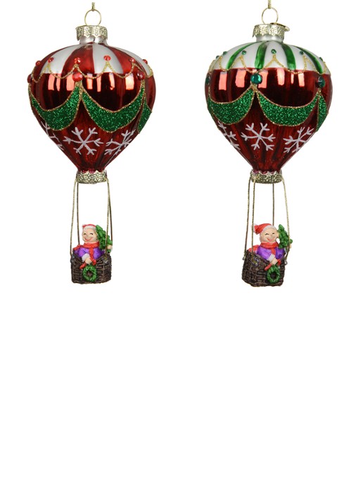 Decoris Ballon kersthanger 15 cm