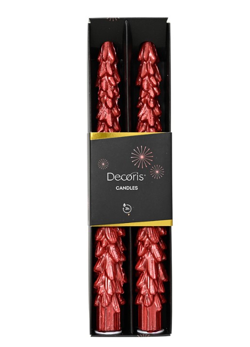 Decoris Dinerkaars 25 cm set van 2