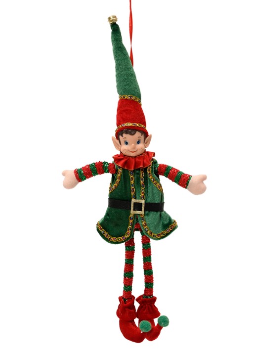 Decoris Elf kersthanger 39 cm