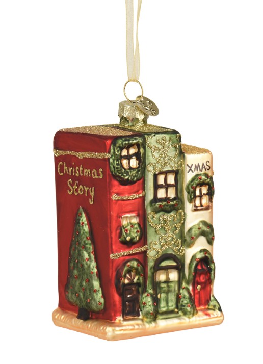 Decoris Huis kersthanger 9,7 cm