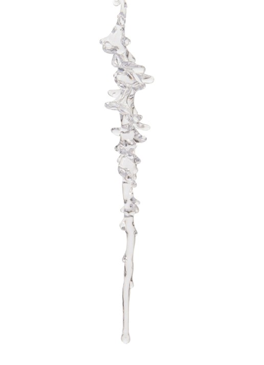 Decoris Ijspegel kersthanger 25 cm