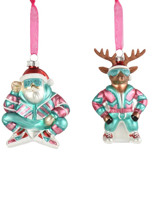 Decoris Kerstman kersthanger 12 cm