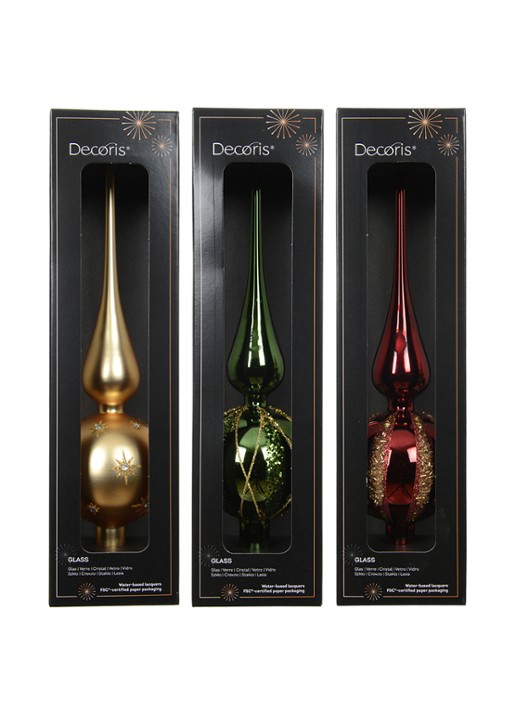 Decoris Piek 31 cm set van 3